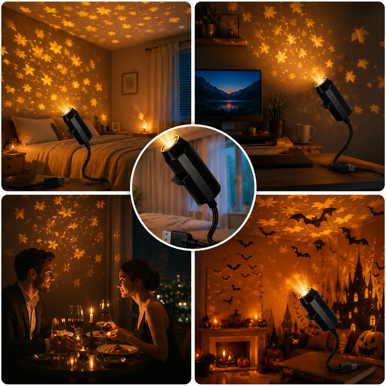 ✨ HD Theme Projection Light
