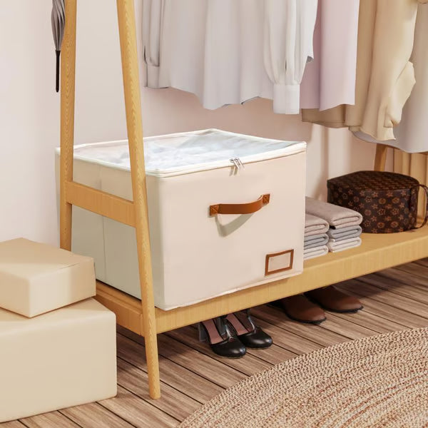 👟Shoe Organizer for Closet, Fabric Shoe Storage Boxes with Clear Cover, Storage, Foldable Space-saving Storage Container Bins🔥