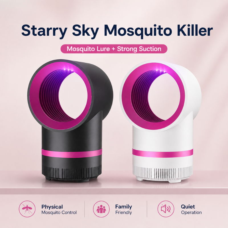 Starry Sky Mosquito Killer with 360° Lure Light