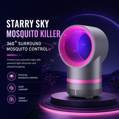 Starry Sky Mosquito Killer with 360° Lure Light