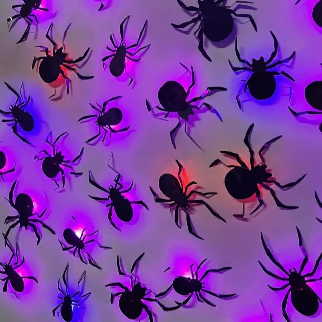 🦇Halloween 3D Bat & Spider LED Wall Light Decor🎃💡
