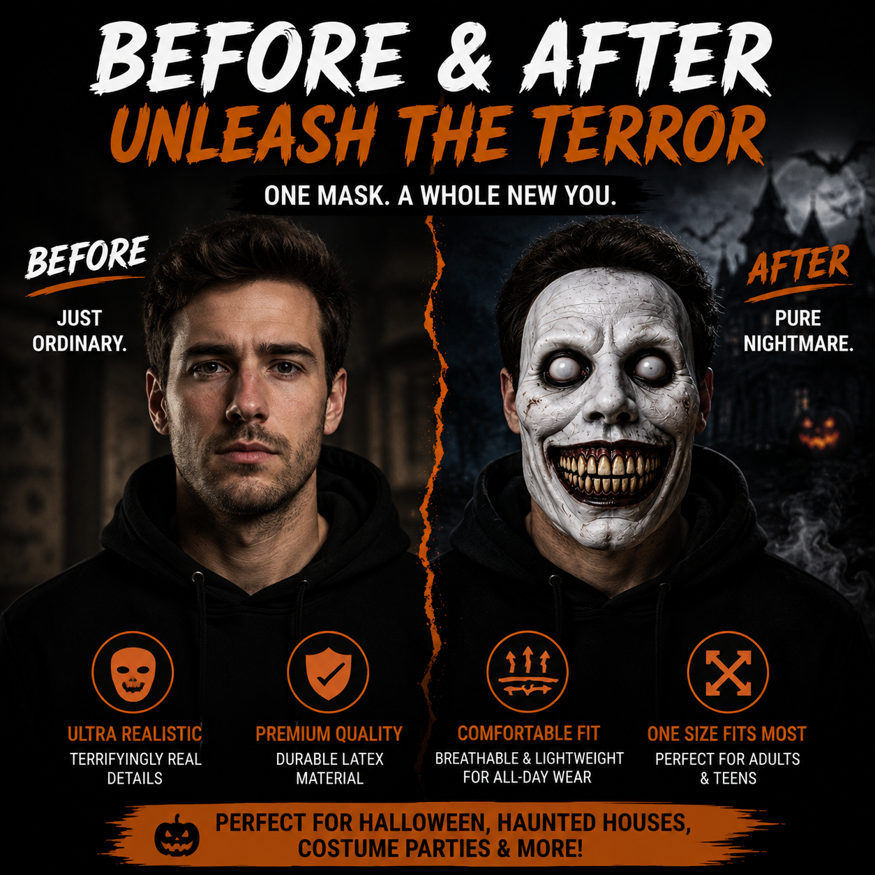 👻Best-Selling🎃Horror Masks for Halloween