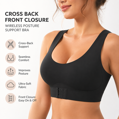 ✨ Heromestyle™ Cross-Back Support Bra