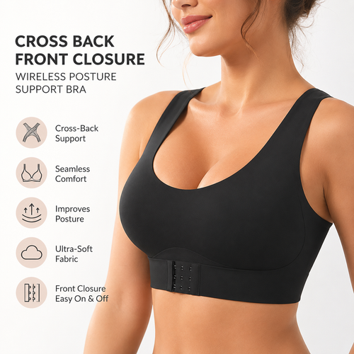 ✨ Heromestyle™ Cross-Back Support Bra
