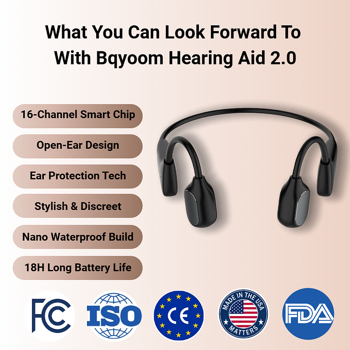 Hear the Joy Again — Smart Bone Conduction Hearing Head phones