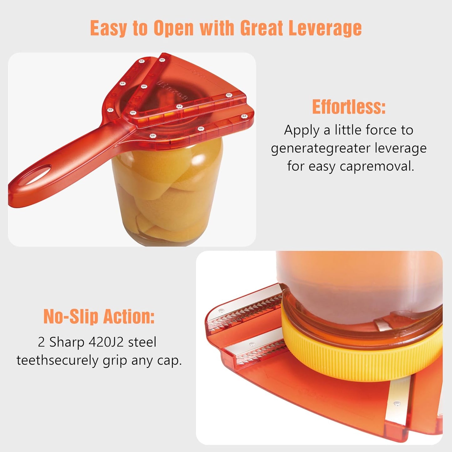 Uinxan Jar Opener for Weak Hands & Seniors with Arthritis