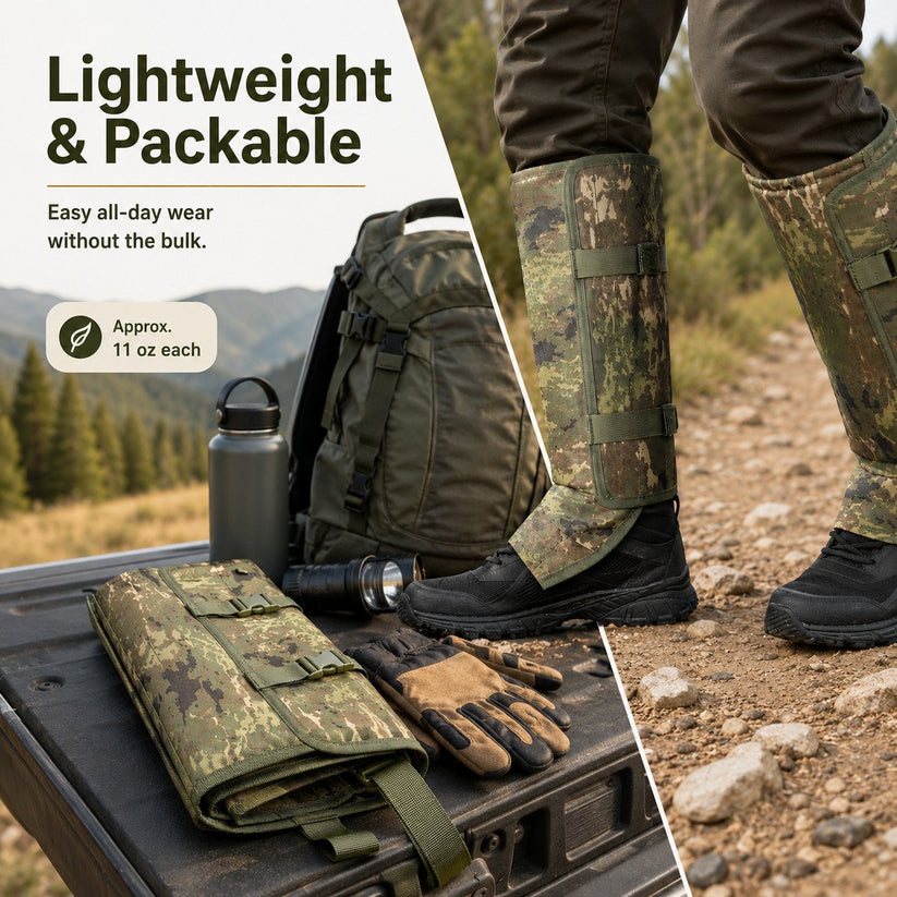 📢📢50% OFF !! ⏰Outdoor Protective Leg Gaiters for Hiking and Hunting