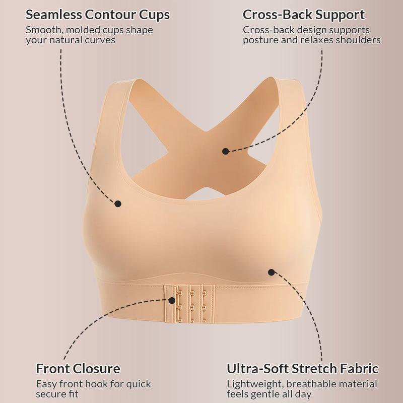 ✨ Heromestyle™ Cross-Back Support Bra