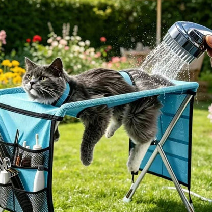 ⏳Limited-time 40% off⏰2-in-1 Foldable Pet Grooming Bed🐱🐶🛋️